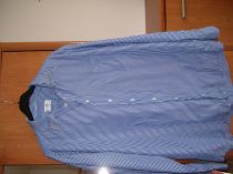 Bledomodrá pásikavá košeľ