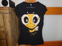 Tričko so včielkou