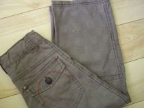 Kockované šedé nohavice