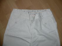 Biele letné nohavice 34