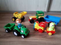 Plastove traktory,vlacik