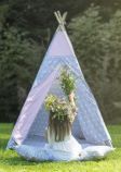 Sivo-béžový teepee