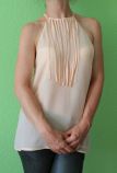 Hodvábny top 100% silk