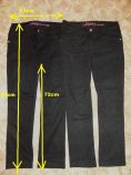 Rifle skinny cca 158-164