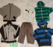 6ks v.140 5×mikina, teplá