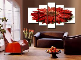 391 - červená gerbera (2/2)