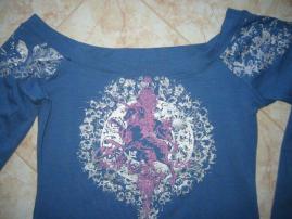 Modrofialové tričko m/l (2/4)