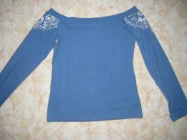 Modrofialové tričko m/l (3/4)