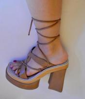 Sandale so snurovanim 38 (5/7)