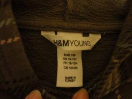 Mikina kockovaná H&M (2/3)