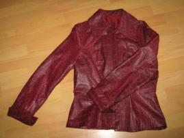 Bordovo-červená bunda 38 (2/2)