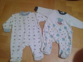 Dve tepľučké pyžamká 3-6m (1/3)