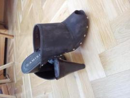 Topánky,dreváky hnedé (3/4)