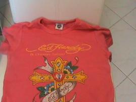 Ruzove tricko ed hardy (1/4)