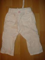 Biele roll up nohavky (2/4)