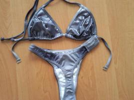 Strieborne bikiny-plavky (3/4)