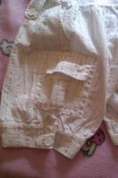 Biele 3/4 nohavice, s/m (2/4)