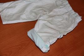 Bledomodré nohavice 9-12m (2/2)