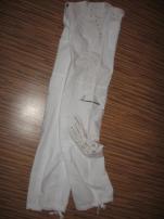 Biele nohavice colins (3/4)
