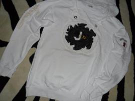 Biela mikinka veľ. l/xl (3/4)