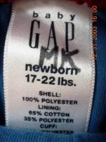 Zateplené nohavice gap 74 (3/3)