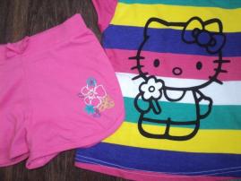 Tricko kitty + kratasy (2/2)