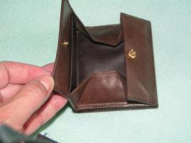 Kožená francúzka peňaženk