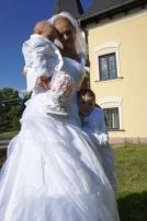 Snehovo-biely frak122-128 (4/4)