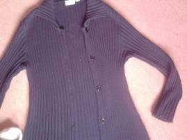 Dlhý čierny sveter l-xxl (2/3)