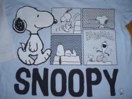Tričko snoopy+ s nápisom (3/3)