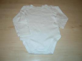 Biele body dlhy rukav (1/1)