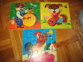 3 x retro puzzle (1/4)