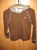 Hnedá mikina adidas (1/7)