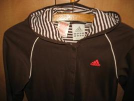 Hnedá mikina adidas (2/7)