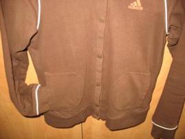 Hnedá mikina adidas (3/7)