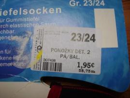 2páry ponožiek do gumákov (2/2)