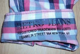 Pánska košela retro jeans (1/4)