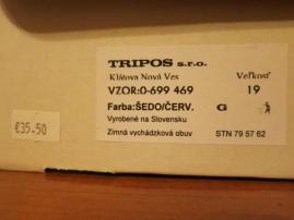 Zimné topánočky – tripos (4/4)