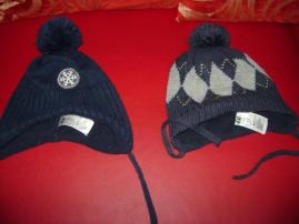 Zimné čiapky 2x- 74-80 (2/3)
