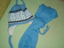Zimný set čiapka+šál (1/1)