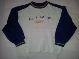Béžovomodrá mikina - nike (1/2)