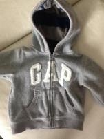 Baby gap šedá flísová mik (1/3)