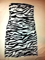 Zebra šaty amisu xs/s (3/4)