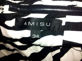 Zebra šaty amisu xs/s (4/4)
