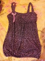 Fialové leo tričko s/m (3/4)