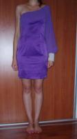 Fialove spolocenske saty (1/2)