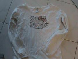 Biela mikina hello kitty (1/2)
