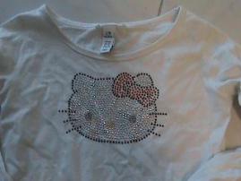 Biela mikina hello kitty (2/2)