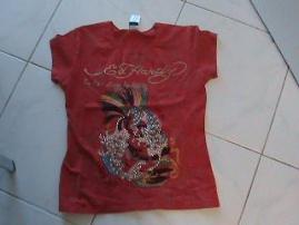 Ruzove tricko ed hardy (1/3)