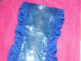 Modré sexi šatky m/l (2/4)